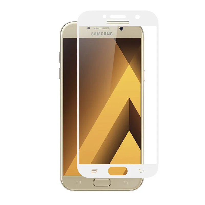 Закаленное 3d стекло для Samsung Galaxy A5 2017 2 шт.|Защитные стёкла и плёнки телефонов| |