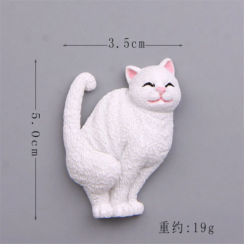 Фигурки животных Figma Cat цельные готовые товары 3D магнитный стикер на холодильнике