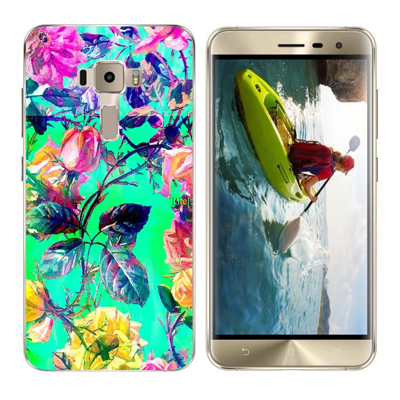 Чехол для Asus Zenfone 3 ZE520KL чехол 5 2 дюйма задняя крышка Botanic Чехлы телефона с принтом
