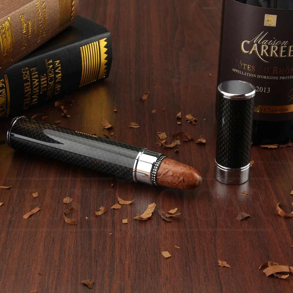 Держатель для сигар Galiner из углеродного волокна 1 чехол путешествий коробка Humidor