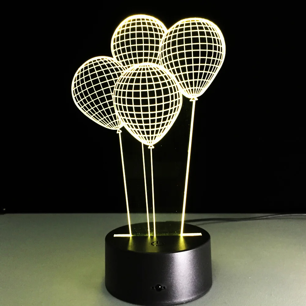 3D воздушные шары светильник для гостиной столовой светодиодсветильник