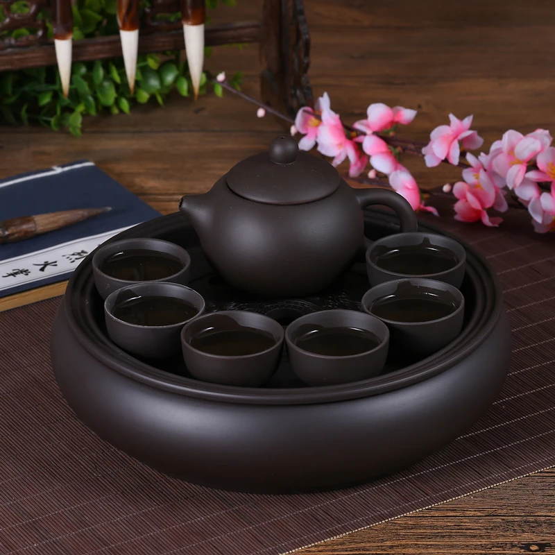 Китайский чайный набор из 8 предметов искусственный чай и улун l горшок глины
