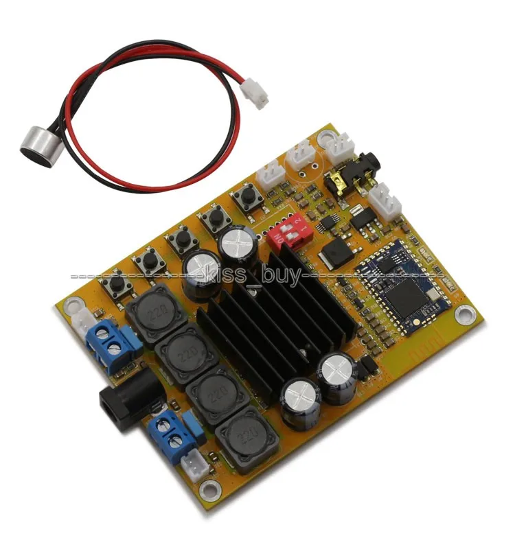 TDA7492 50 Вт + CSR8635 Bluetooth 4 0 аудио приемник Цифровой усилитель плата AUX для 12 В 24 в 19