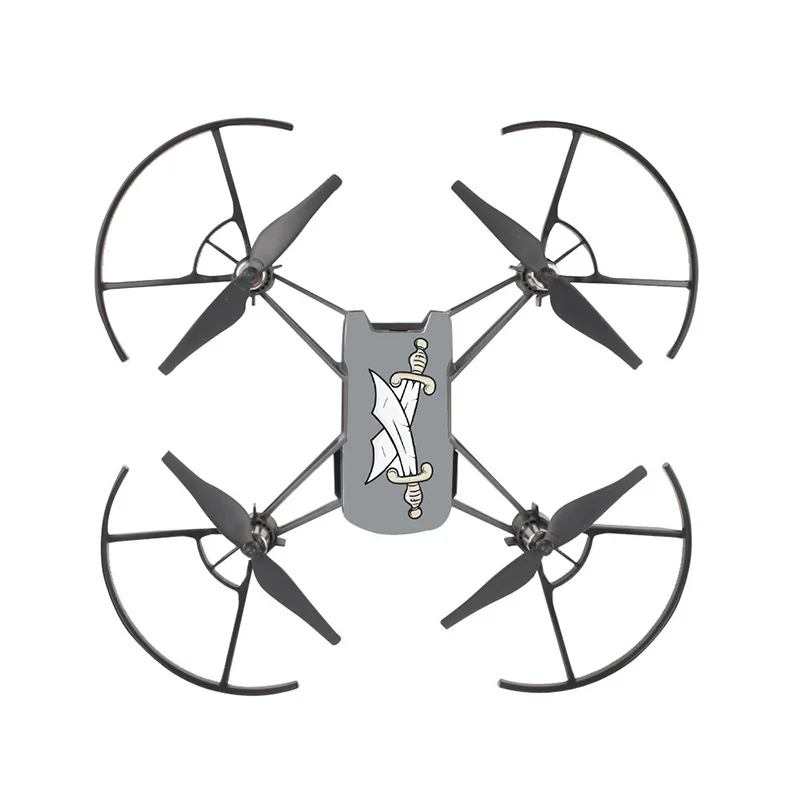 Для DJI tello ПВХ наклейка на корпус TELLO чехол 3 шт. цветные Переводные изображения