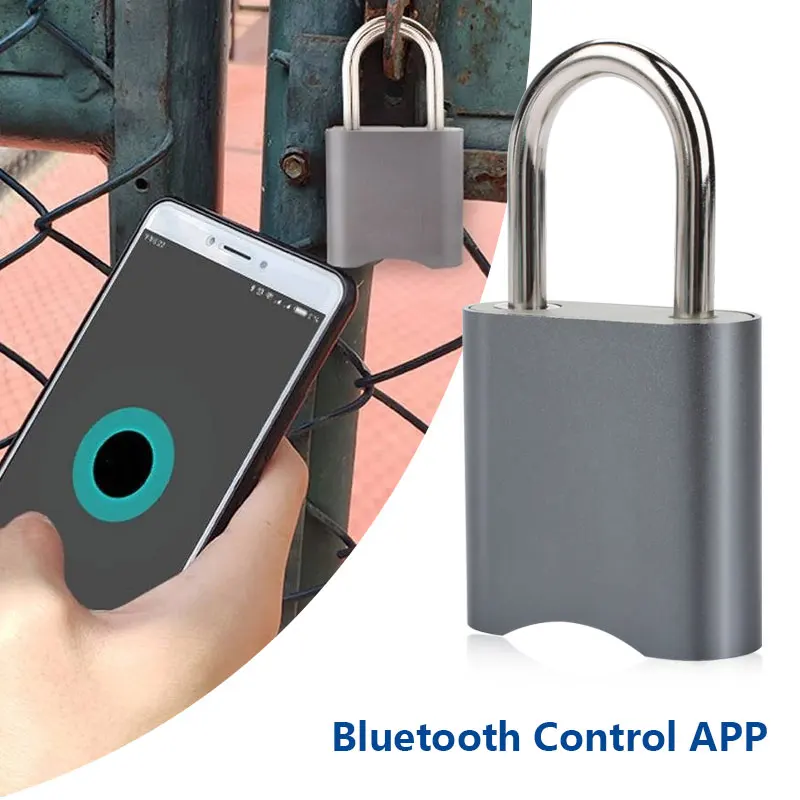 Bluetooth Блокировка приложения блокировка паролем Портативный без ключа отпечаток