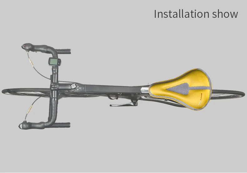 INBIKE чехол на седло велосипеда дышащий и противоскользящий чехол на седло с мягкой и пены памяти подушка на седло для горного велосипеда