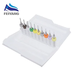 10 шт. 0,3 мм до 1,2 мм PCB мини сверло Вольфрамовая сталь карбид для печатной платы ЧПУ сверла машина