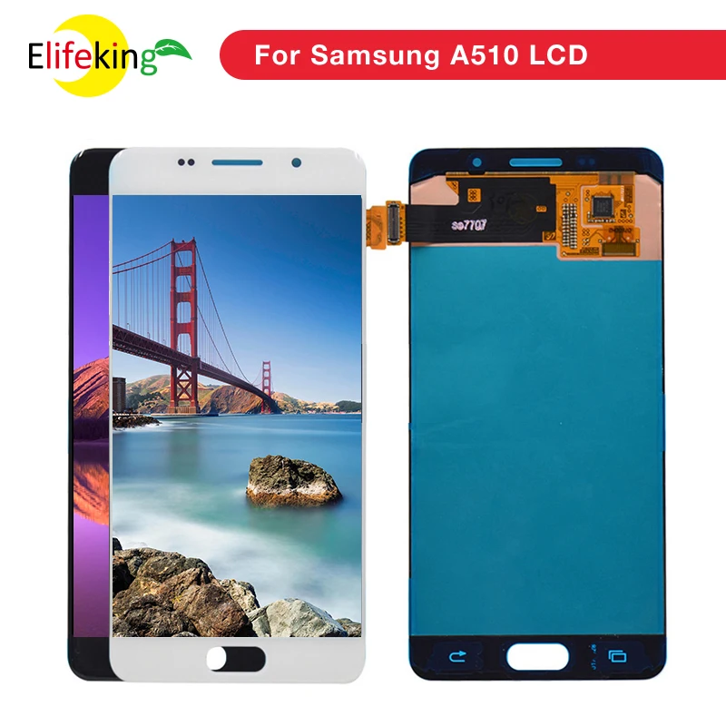 Оригинальный ЖК дисплей Super AMOLED A510f для Samsung Galaxy A5 2016 A510F A510F/DS A510FD A510M сменный