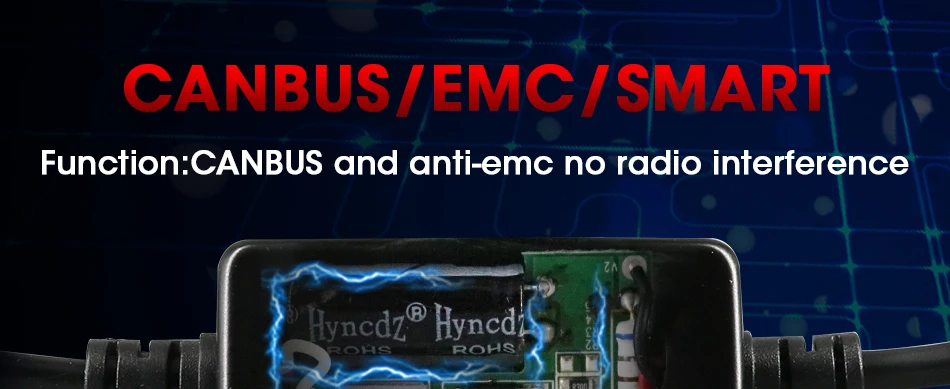 Hlxg 2 шт. мини H7 led canbus лампы отсутствие радиопомех автомобиля Headllight 6000 k для ford focus 12В для ближнего и дальнего света/24 V авто фары
