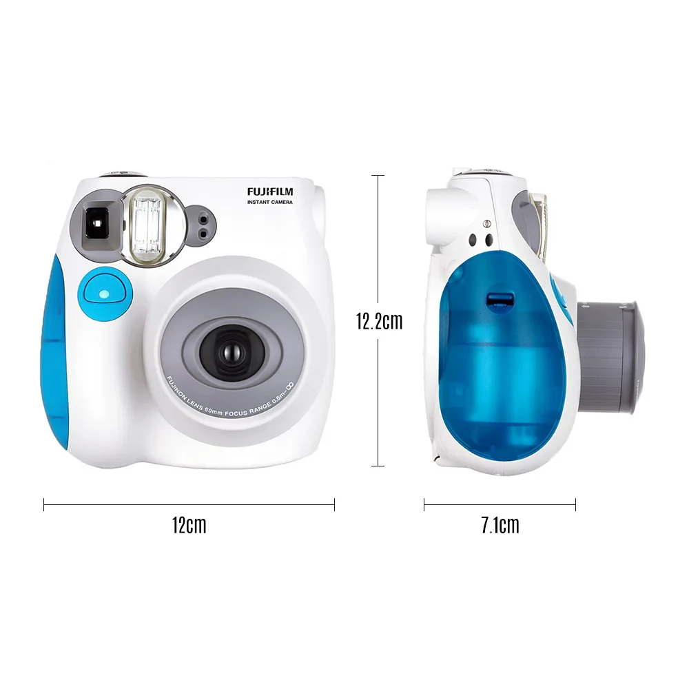 Fujifilm Instax mini7s мгновенная камера пленочная камера автоматическая фокусировка с ремешком на запястье День рождения Рождество год фестиваль подарок
