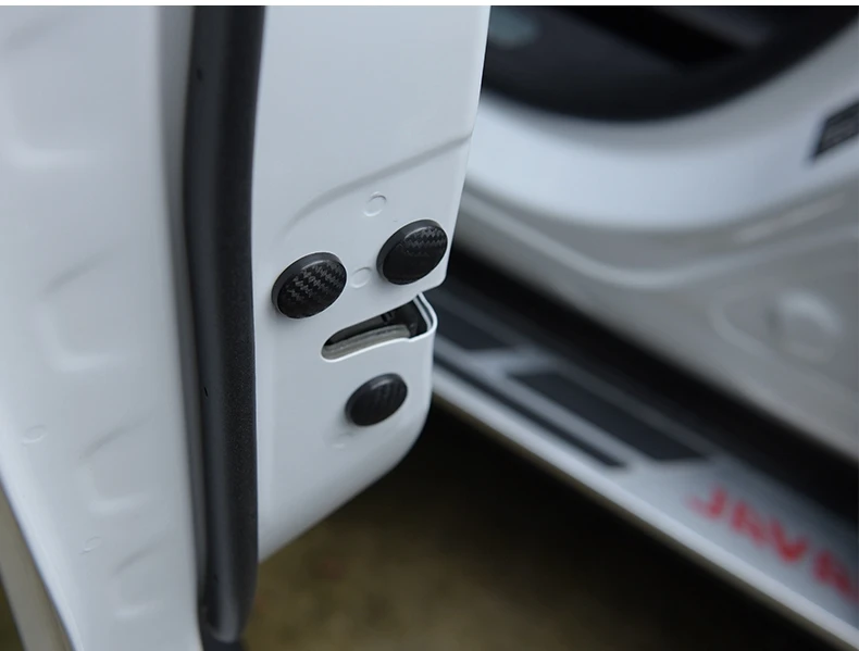 Универсальные автомобильные дверные замки 2018 искусственные Чехлы для VW Skoda Mazda