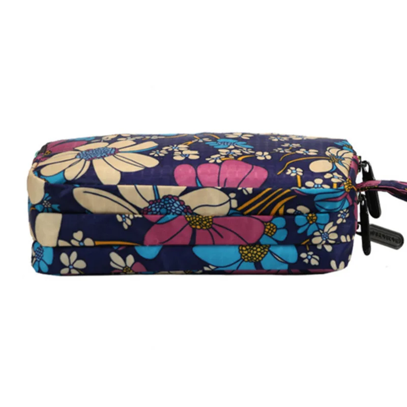 Женский кошелек трехслойная сумка с ремешком на запястье молнии женская