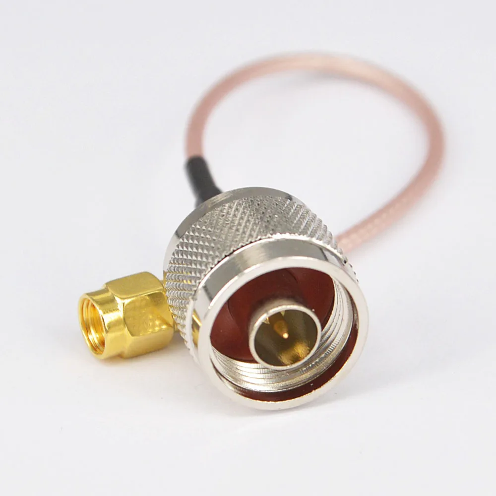 Прямой коаксиальный адаптер RG316 RF Coax N Male to RP (обратная полярность) SMA