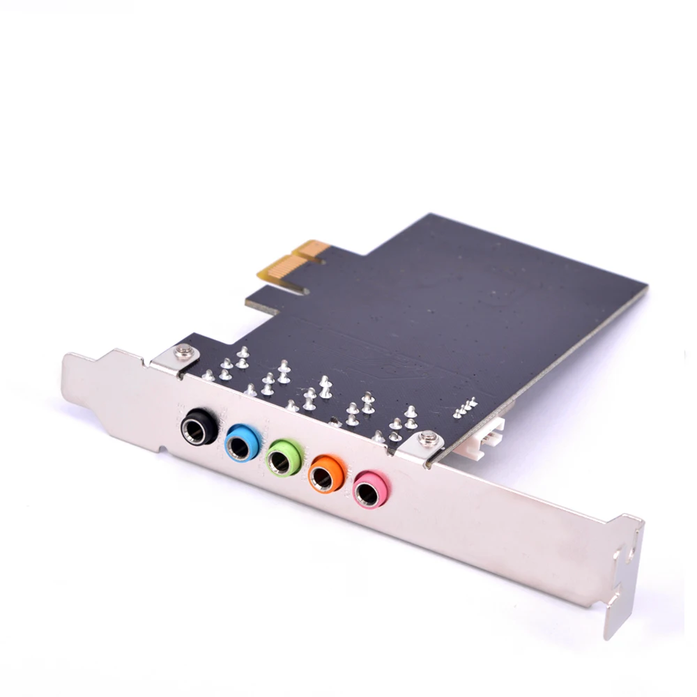 PCI-E 6 канальный соединитель технология истинная цифровая звуковая карта 5 1 CMI8738