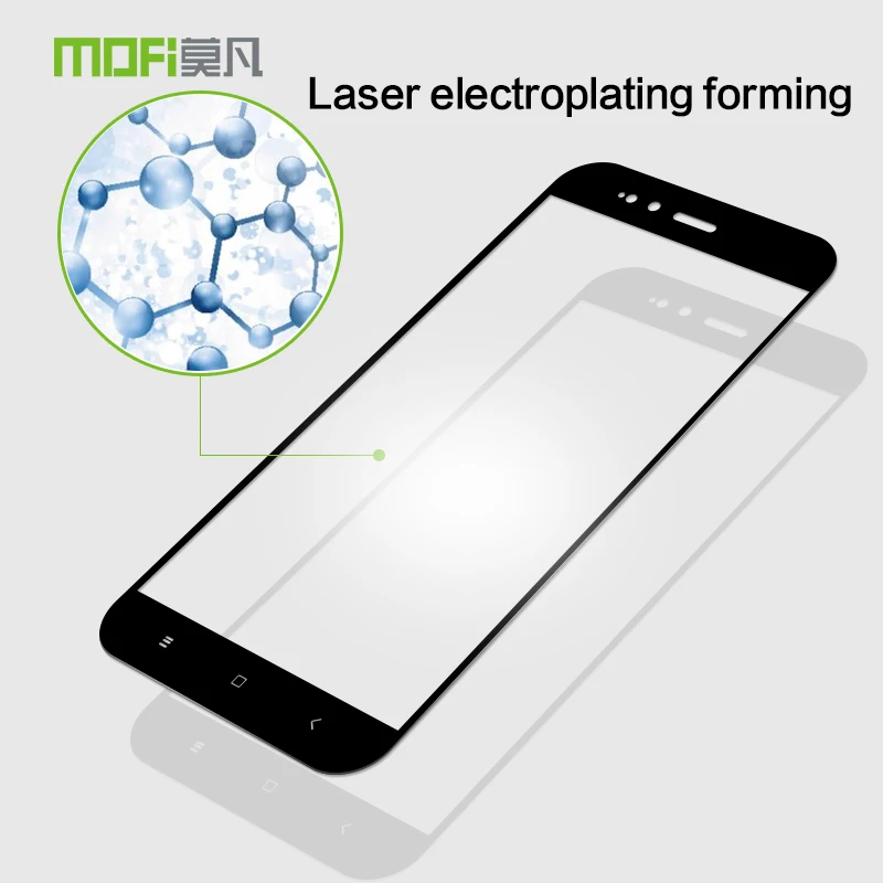 MOFi для Xiaomi Mi A1 стекло закаленное 2.5D полное покрытие Закаленное стекло пленка для Xiaomi Mi A1 Защитная пленка для экрана