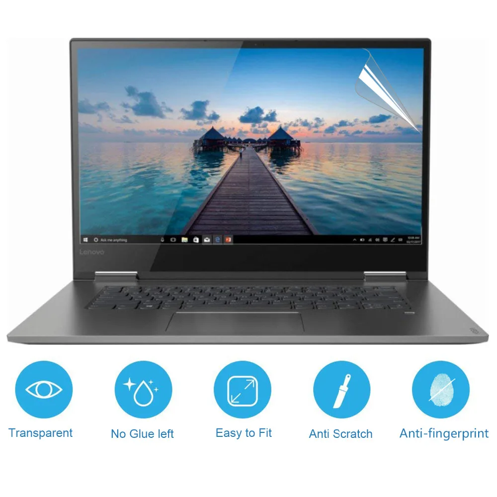 Cartinoe защитная плёнка для экрана ноутбука для lenovo Yoga 730 15 730-15 15,6 дюймов ноутбук прозрачный фильтр ЖК-экрана Защитная пленка, 2 шт
