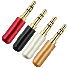 Мини-стерео штекер 3,5 мм, 3-полюсный штекер, алюминиевая стерео штекер, штекер провода, штекер для наушников, разъем для наушников