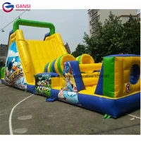park boot camp inflatable obstacle course jumping game for kids factory giant inflatable obstacle course for sale