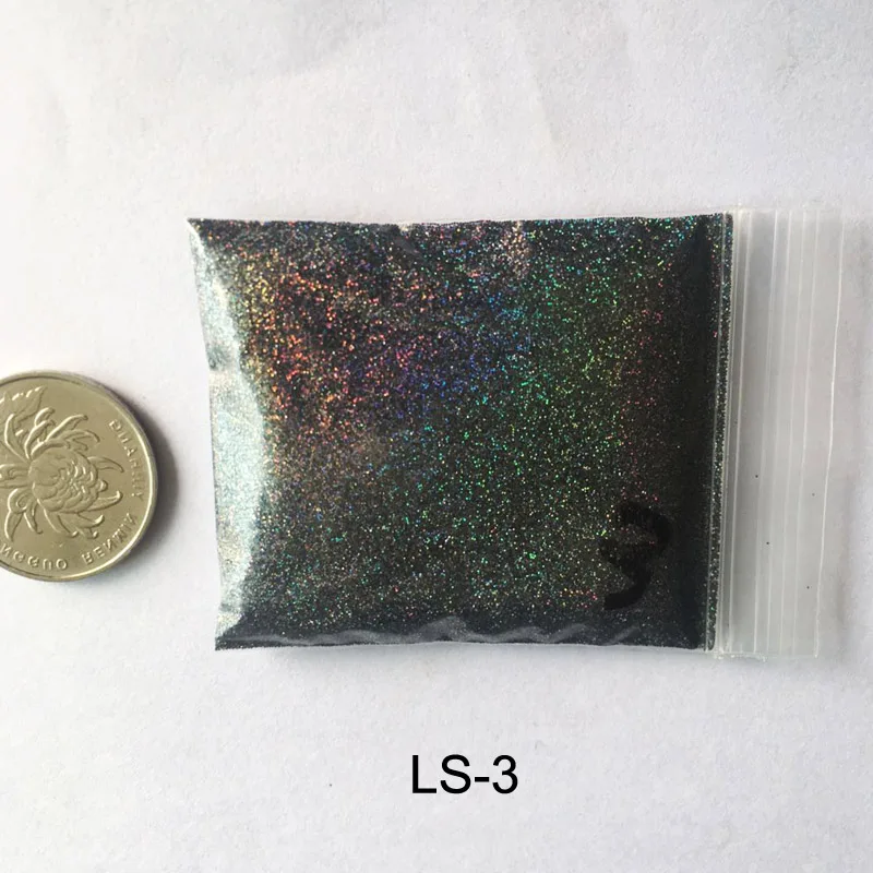 LS-3 Rikonka 10G голографический блестящий порошок Сияющий сахар ногтей Блеск Лидер продаж пыли порошок для ногтей искусство украшения 21 Цвета - Цвет: LS-3
