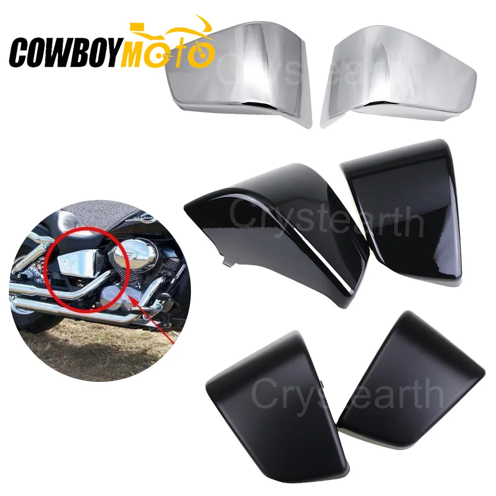 Боковая крышка для аккумулятора мотоцикла обтекатели Honda 1997 2003 1998 1999 2000 2001 Shadow ACE