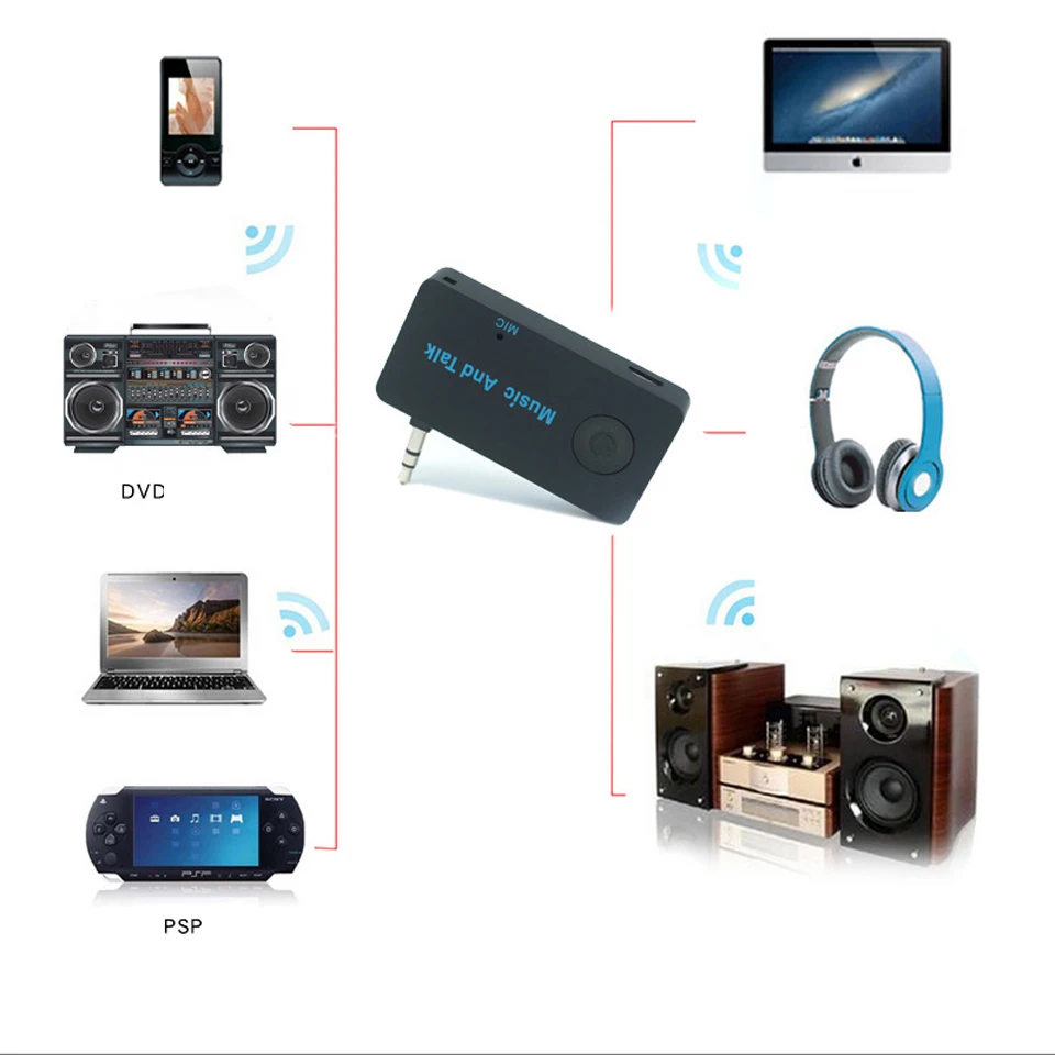3 5 мм складной автомобиль Bluetooth Aux аудио приемник Handsfree 0 автомобилей Беспроводной