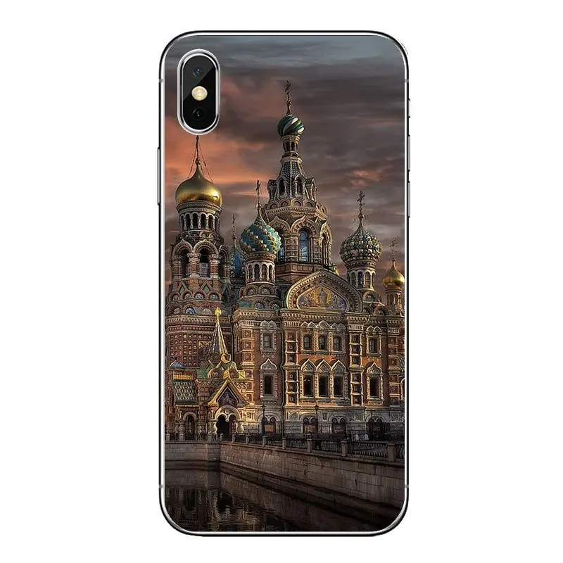 The Church of Our Savior on Spilled Blood For iPod Touch iPhone 4 4S 5 5S 5C SE 6 6S 7 8 X XR XS Plus MAX Soft Silicone TPU Case |