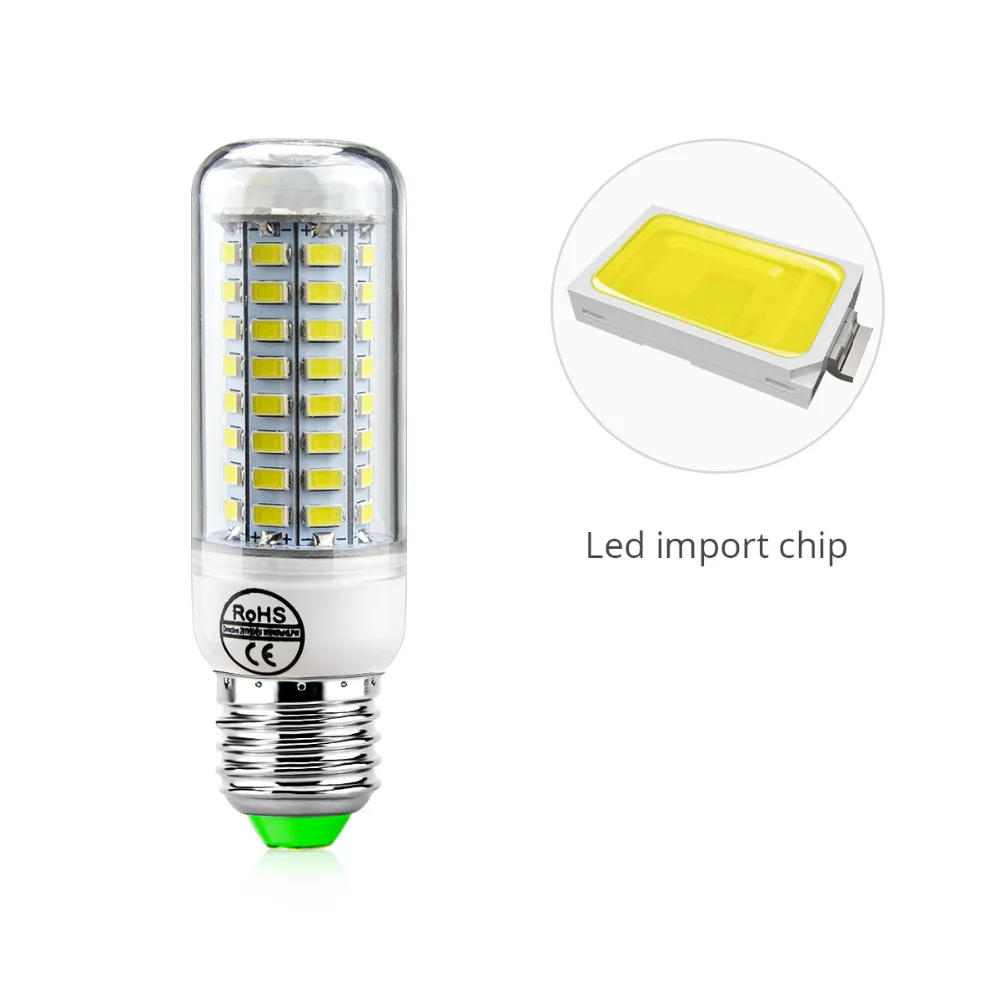 Под светодиодный свет шкафа свет лампы для Кухня 220 V E27 E14 энергосберегающая лампа светодиодный освещение 5730 Лестницы для коридора и Кабинета лампы