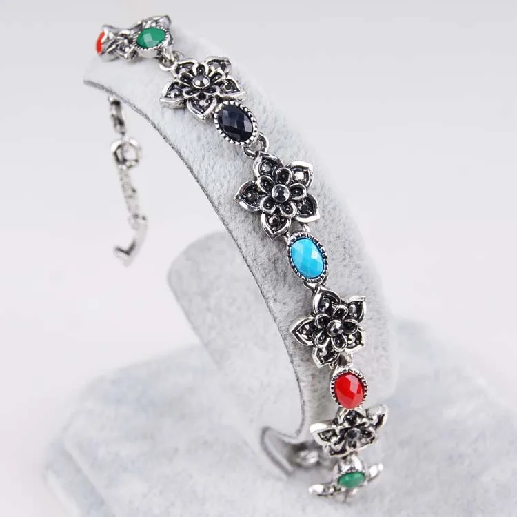 2015 классические цветы в китайском стиле из тибетского серебряного сплава фляжка