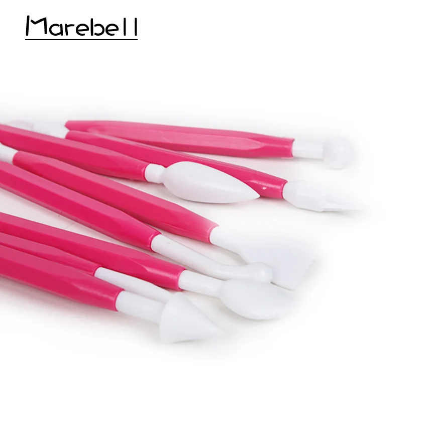 Marebell 8 шт. Fondant Sugarcraft цветы для украшения торта форма формовочный нож инструменты