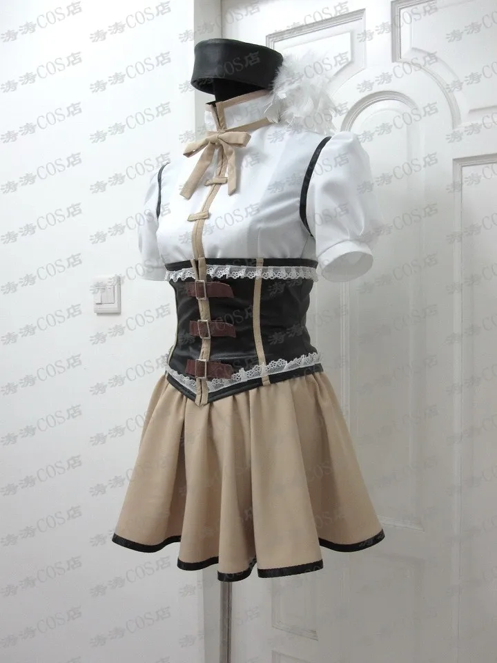 Новый костюм для косплея cos Puella Magi Madoka Magica Tomoe Mami сделанный на заказ полный