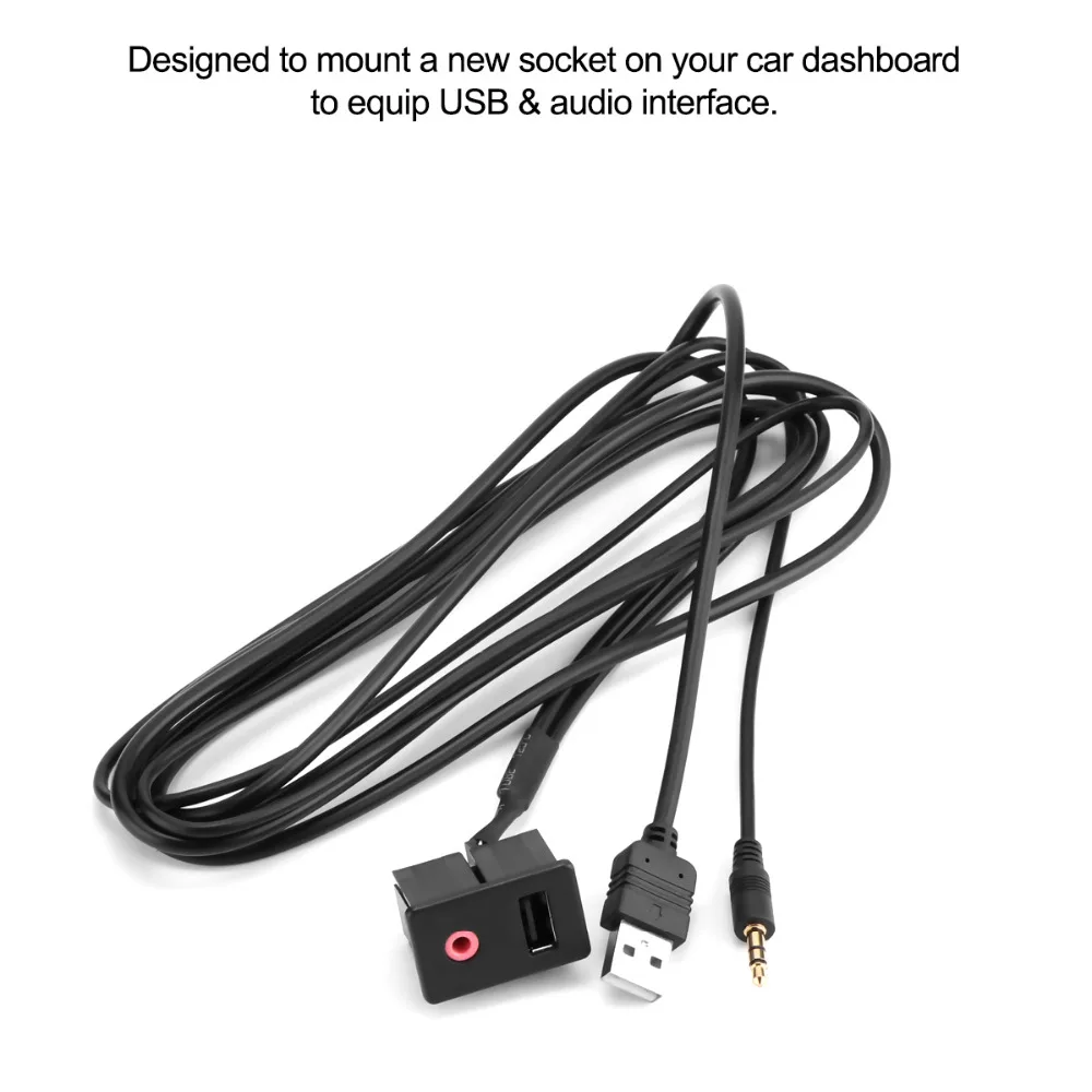 BYGD автомобильные USB наушники Aux Мужской Разъем переходник для бас гитары