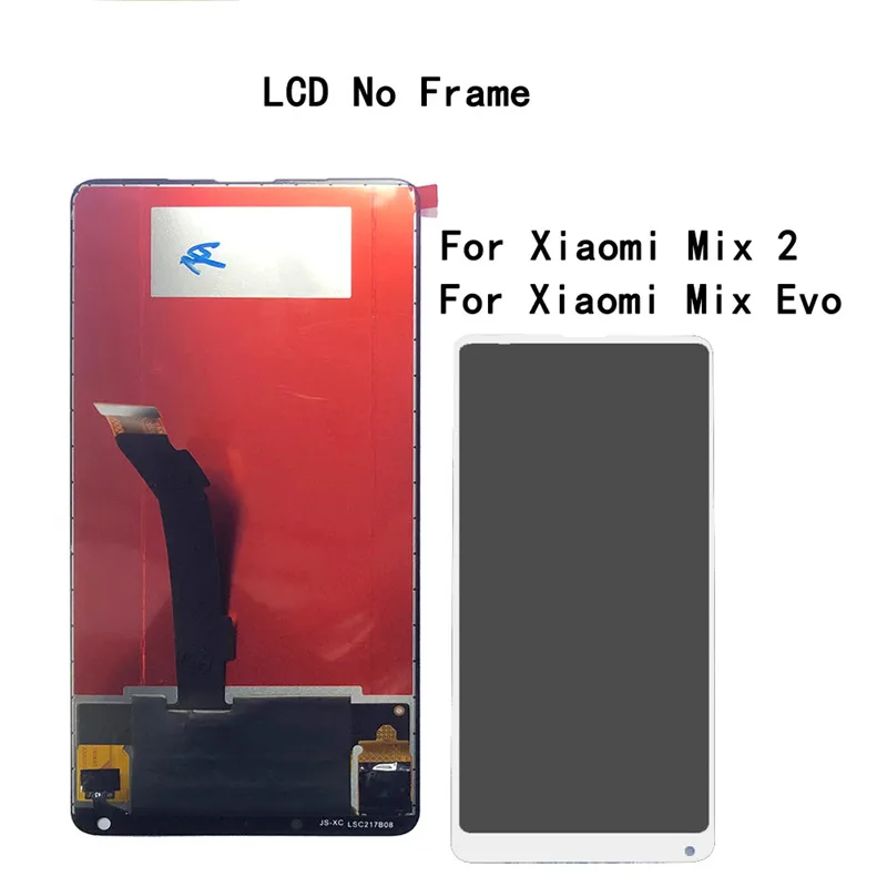white MIX 2 5,9" для Xiao mi x 2S mi x2S mi x 2 mi X2 ЖК-дисплей+ сенсорный экран дигитайзер Рамка в сборе запасные аксессуары для mi x2 s - Цвет: white MIX 2