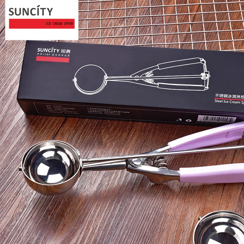 Ложка для мороженого из нержавеющей стали ложка картофеля и печенья кухонные