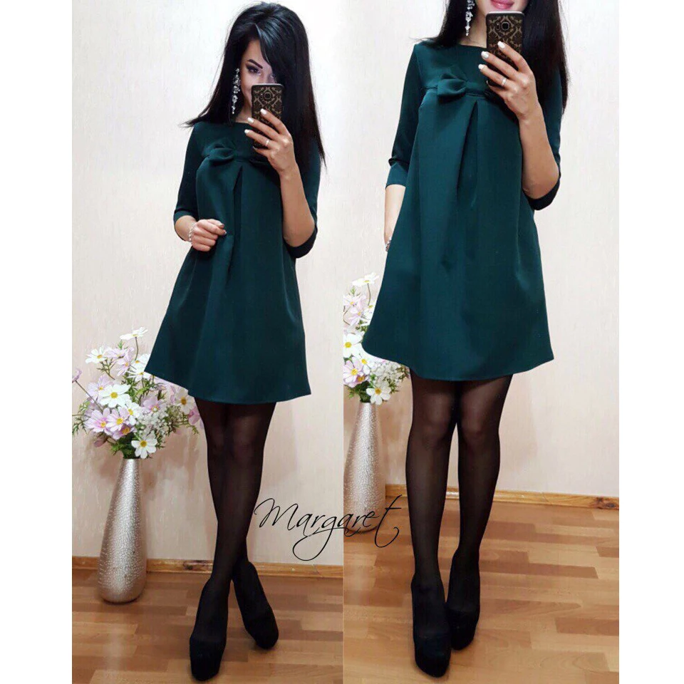 2018 Новая мода лето зеленый красный онлайн Vestidos Для женщин О-образным вырезом с