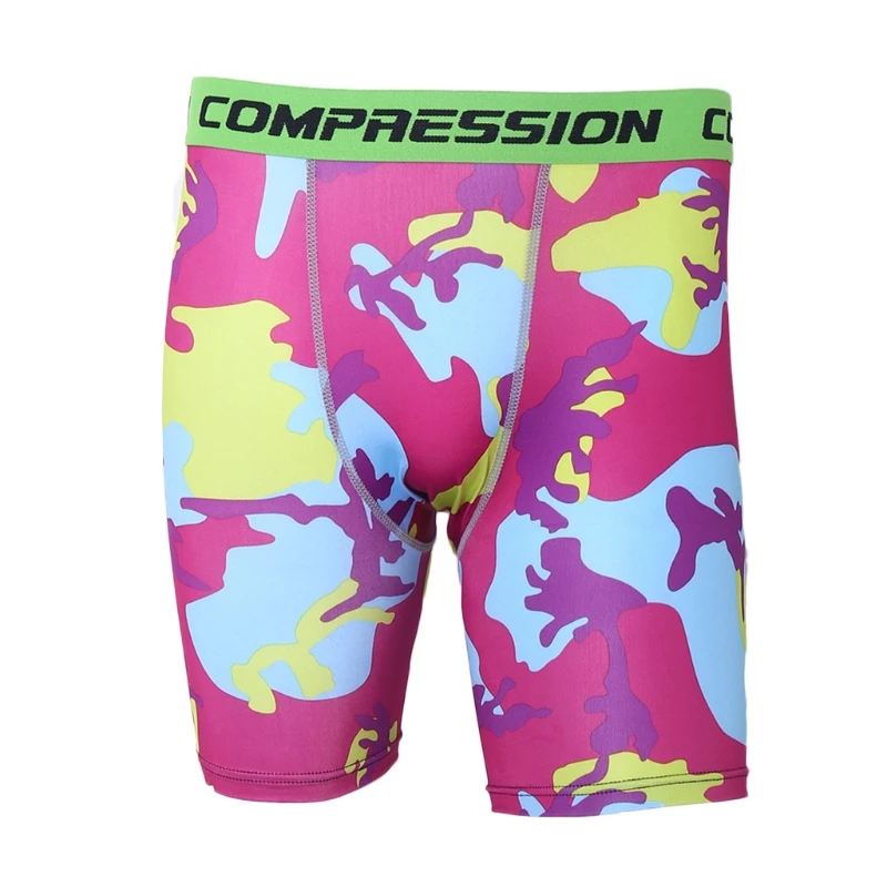 

Skinny Men's Sports Gym Compression Wear Under Base Layer Shorts Pants Athletic Tights
