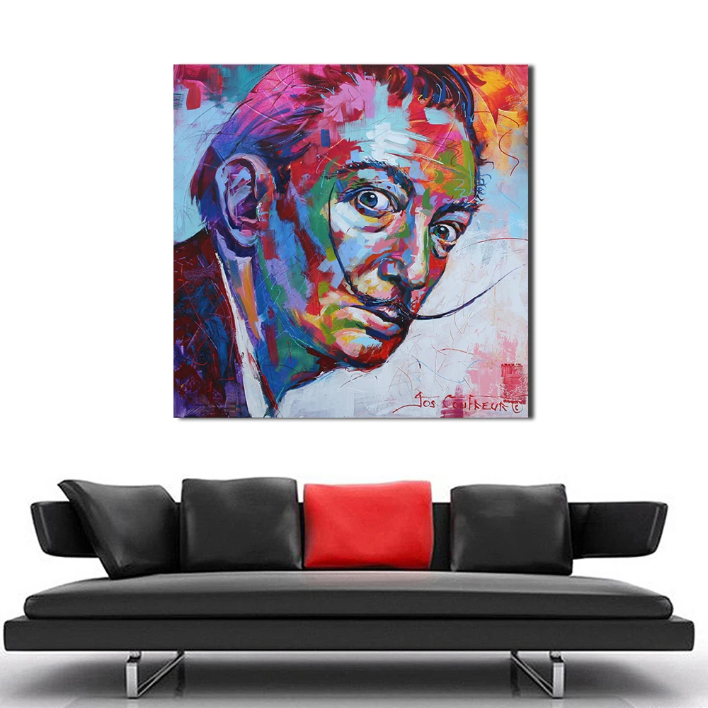 JQHYART Salvador Dali Home Decor Print Living Room Modern Canvas Painting Wall Art No Frame Picture | Дом и сад