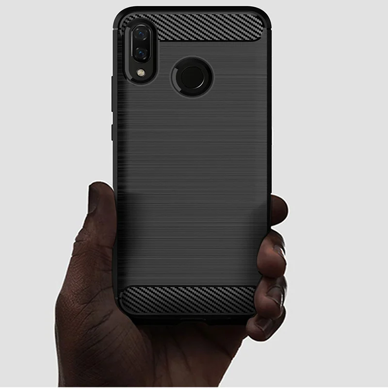 Чехол для Huawei Y9 2019 Y6 Pro Enjoy 9 Plus роскошный прочный армированный Мягкий силиконовый