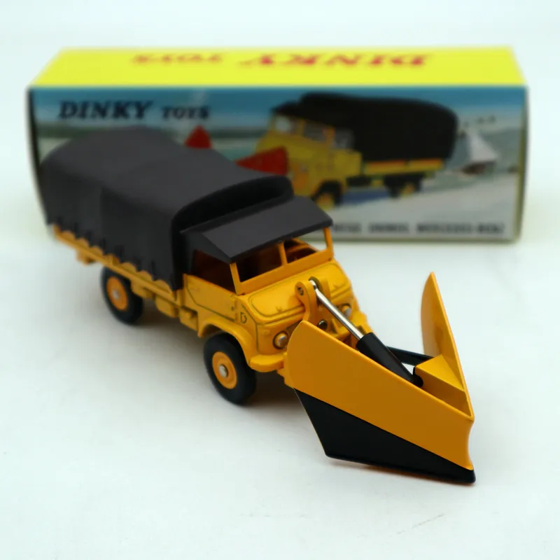 1/43 Atlas Dinky 567 CHASSE-NEIGE Unimog снегоочиститель MERCEDES-BENZ литье под давлением модели игрушки автомобиль коллекция Ограниченная серия