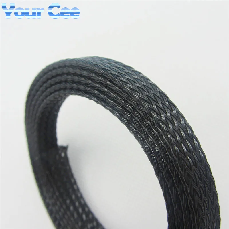 1 м Автоматическая оплетка провода нейлоновая кабеля 10 мм черный | Электронные