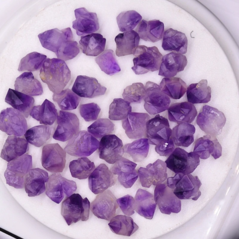 

natural rocks and minerals quartz crystal specimens amethyst points healing stone Amazing craft Decoration for Christmas lm8980
