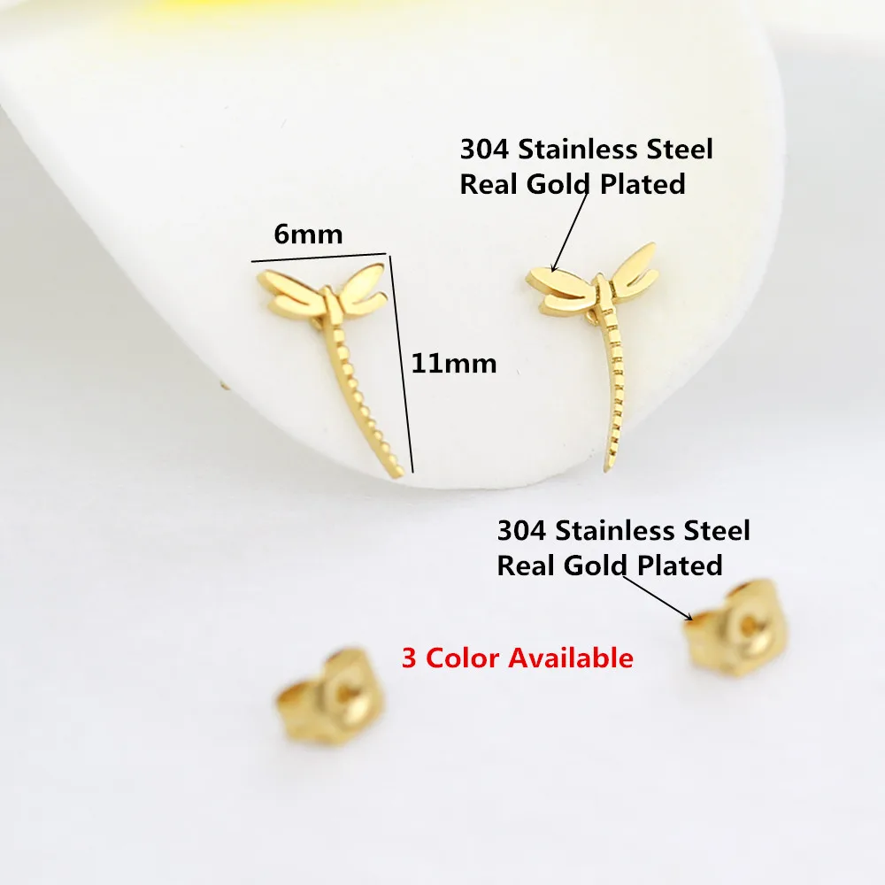 10Pairs Long Tail Dragonfly Earrings Jewelry Wholesale Manufacturer China Factory Rose Gold Fashion Mix Color Lot 2019 | Украшения и