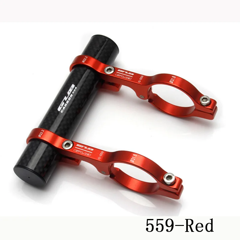 110mm-Red 11/20 см держатель велосипеда Фонарик удлинитель велосипедного руля кронштейн для компьютера телефон головное крепление аксессуары - Цвет: 110mm-Red