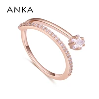 anka aaa luxury brands promotion micro pave zircon star ring jewellery designer luxury rings for women love party price 130587