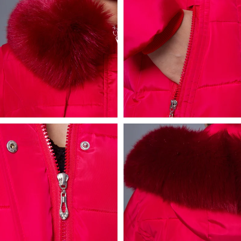 

X-long 2019 Winter Jacket Women Hooded With Fur Collar Warm Thicken Down Coat Plus Size 4XL 5XL Ladies Parka