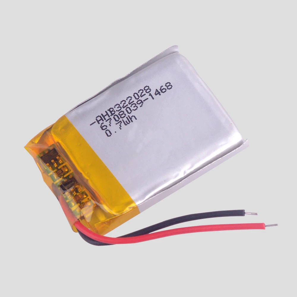3 7 V 190mAh [322028] полимерный литий ионный/литий ионный аккумулятор для TOMTOM AHA11111008 smartband