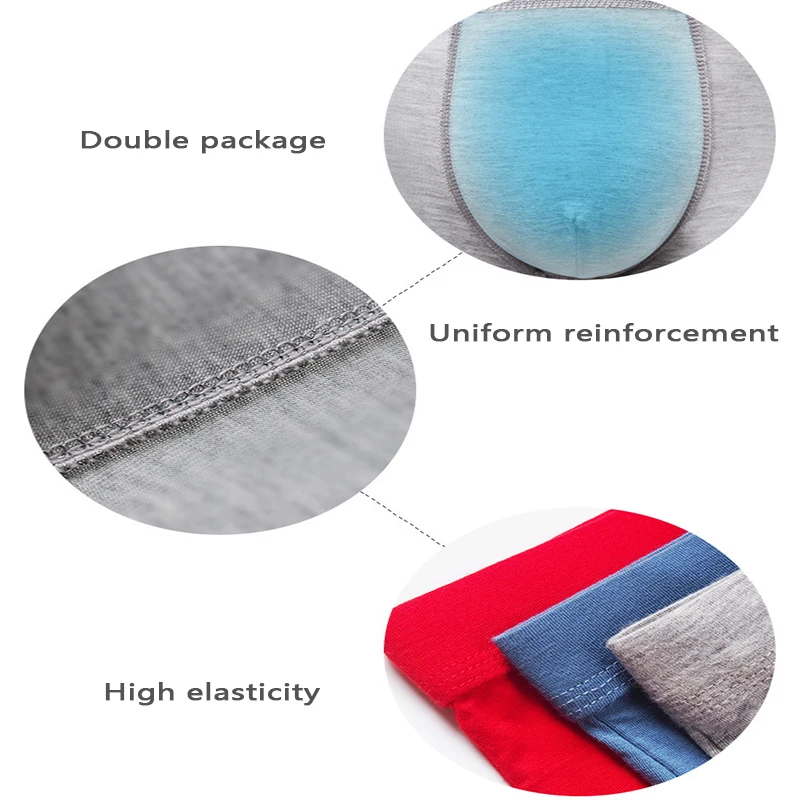 5 pcs/lot Men underwear Boxer shorts Bamboo fiber Seamless u convex design very soft sexy kilot male men's underpants boxer