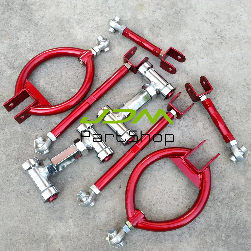 Передняя и задняя Регулируемая Подвеска комплект рычажных тяговых рычагов для