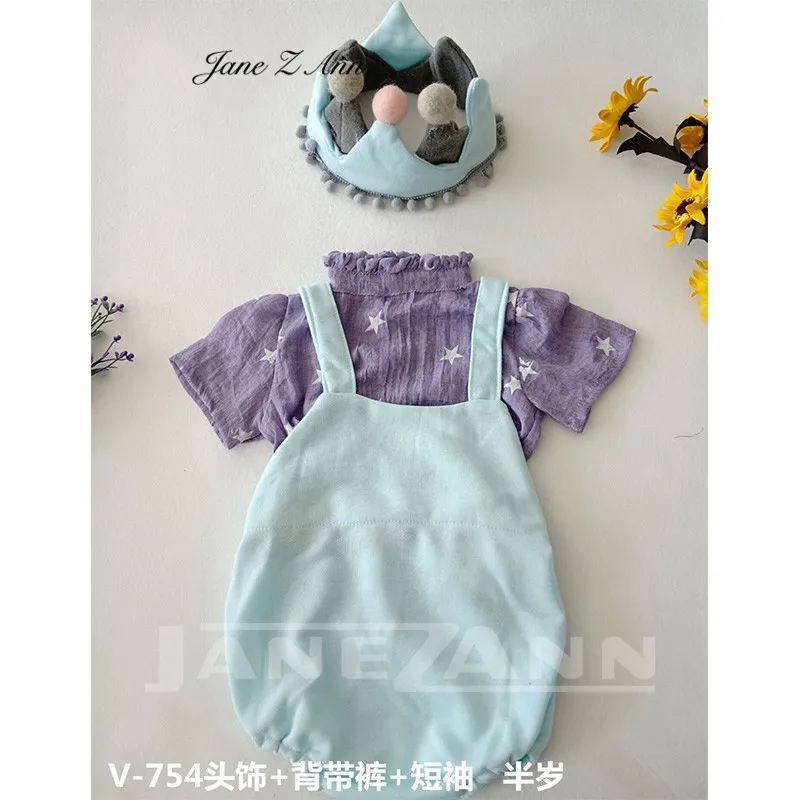 Jane Z Ann/детская одежда для фотосъемки; костюм для малышей от 6 месяцев до 1 года; студийная одежда принцессы с изображением кролика и кота