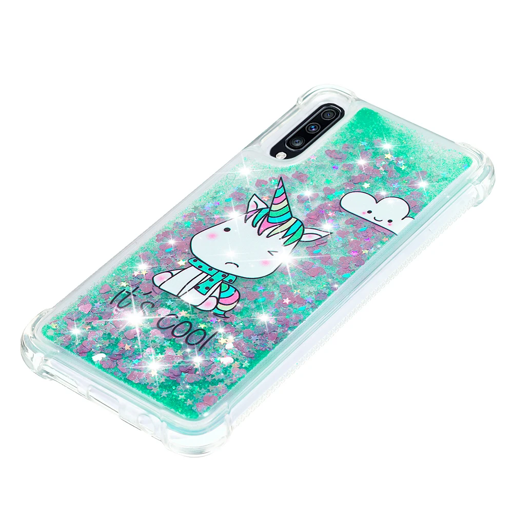 Мягкий модный силиконовый чехол для телефона samsung A70 50 40 40s 30 20 10 8 с воздушной подушкой