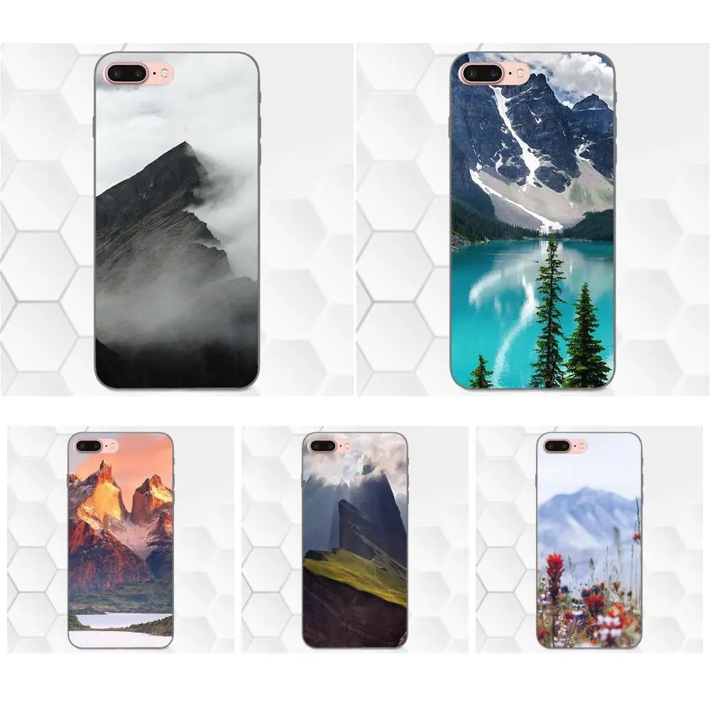 Diy Painted Mountain Landscape For Huawei Y3 Y5 II Y6 Y7 Y9 nova 2 Plus 2S 3i 4 Lite Prime 2017 2018 2019 | Мобильные телефоны и